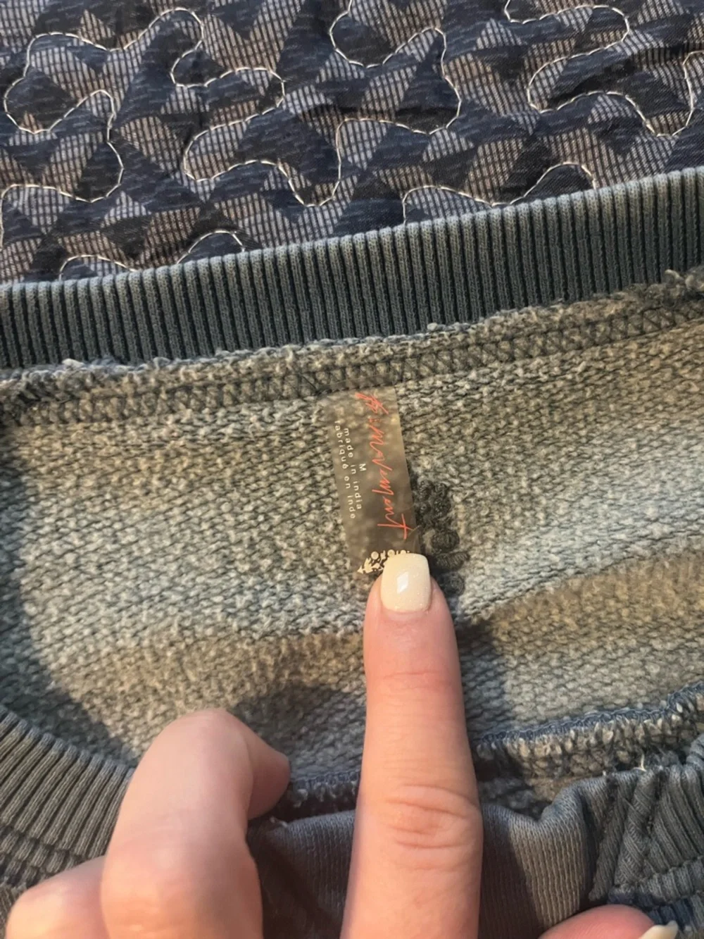 Washed Denim FP Movement Crew Neck - Picture 6 of 12